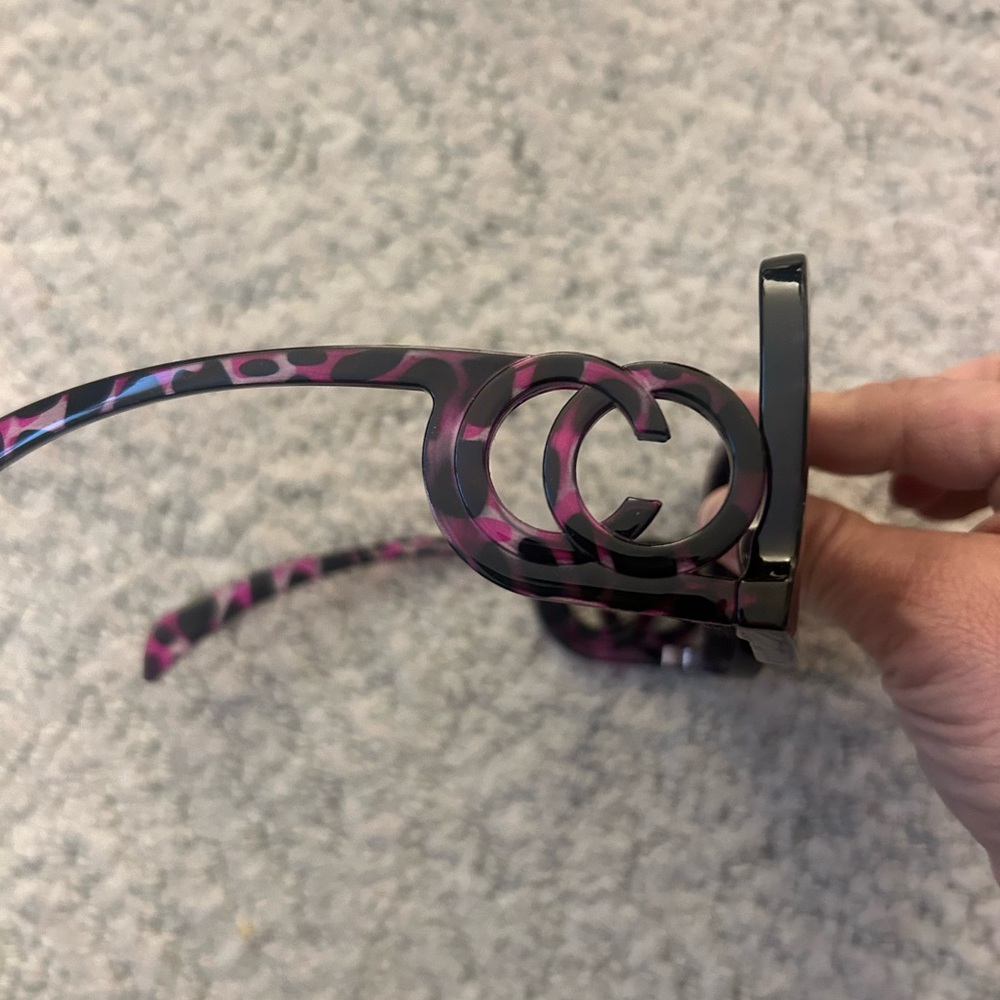 Pink and Black Sunglasses